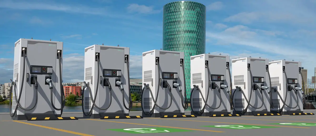 EV charging stations creating peak electricity demand requiring peak demand reduction strategies