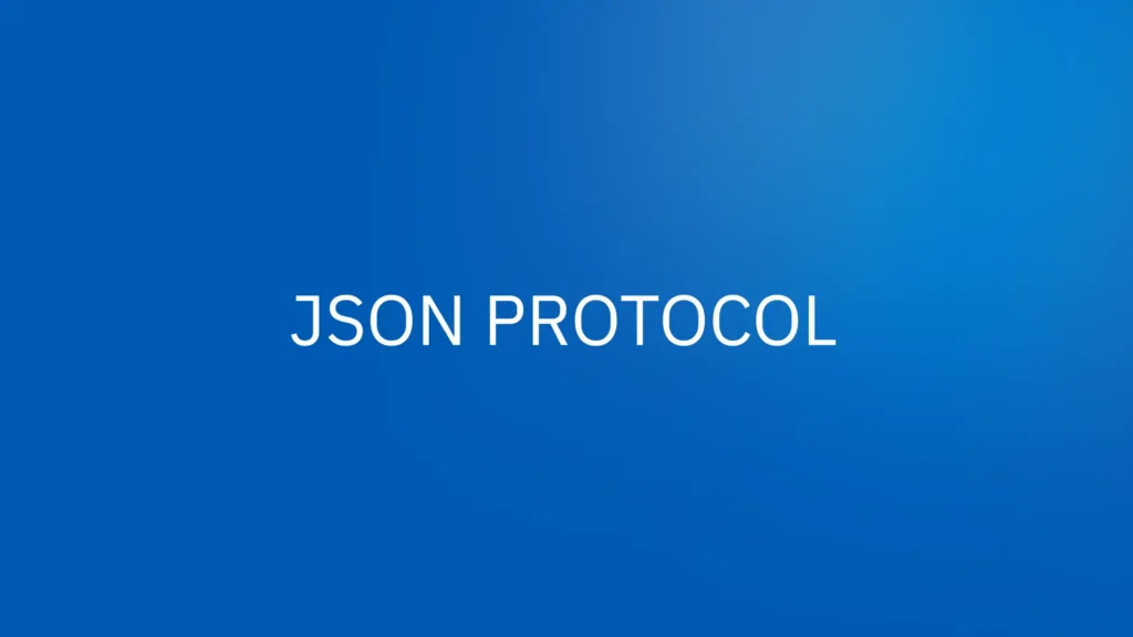 JSON protocol for industrial data integration